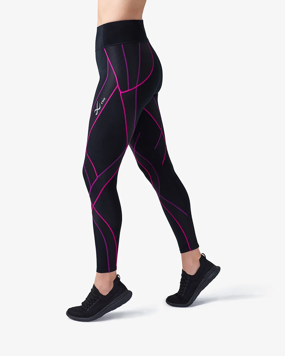 Endurance Generator 2.0 Joint & Muscle Support Compression Tight: Women's Black/Beetroot - Image 5