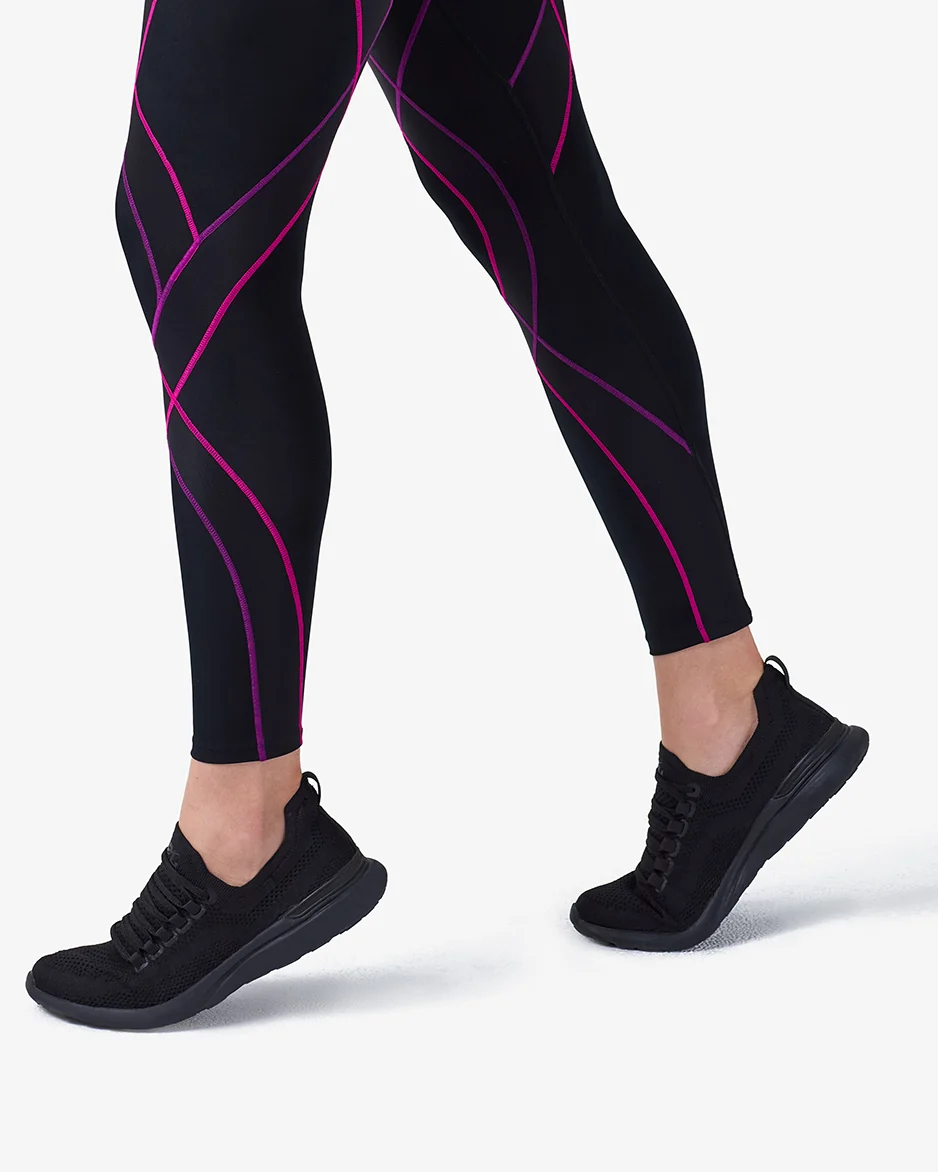 Endurance Generator 2.0 Joint & Muscle Support Compression Tight: Women's Black/Beetroot - Image 6