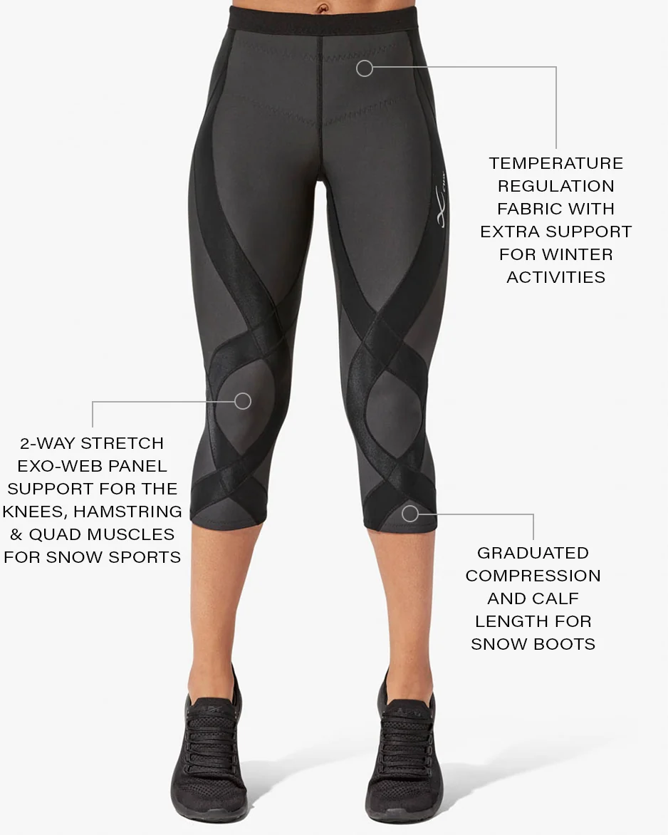 Endurance Generator Insulator Joint & Muscle Support 3/4 Compression Tight: Women's Black - Image 3