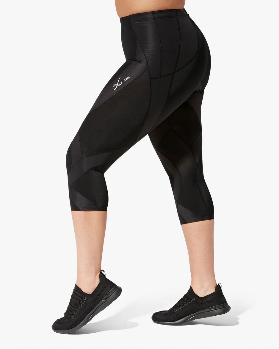 Endurance Generator Joint & Muscle Support 3/4 Compression Tight: Women's Black - Image 8