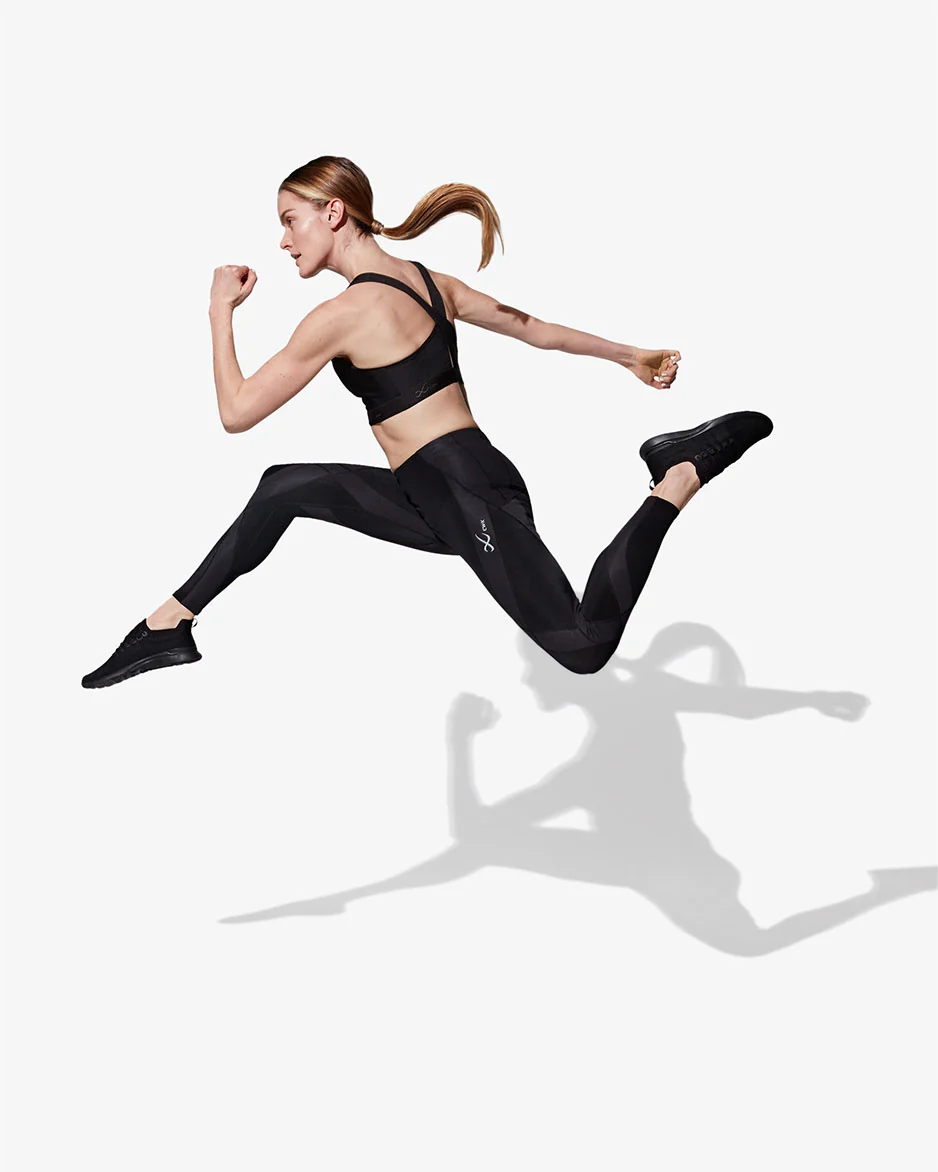 Endurance Generator Joint & Muscle Support Compression Tight: Women's Jet Black - Image 4