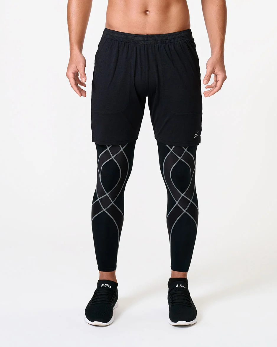 Endurance Generator Joint & Muscle Support Compression Tight: Men's Black/Steel - Image 6