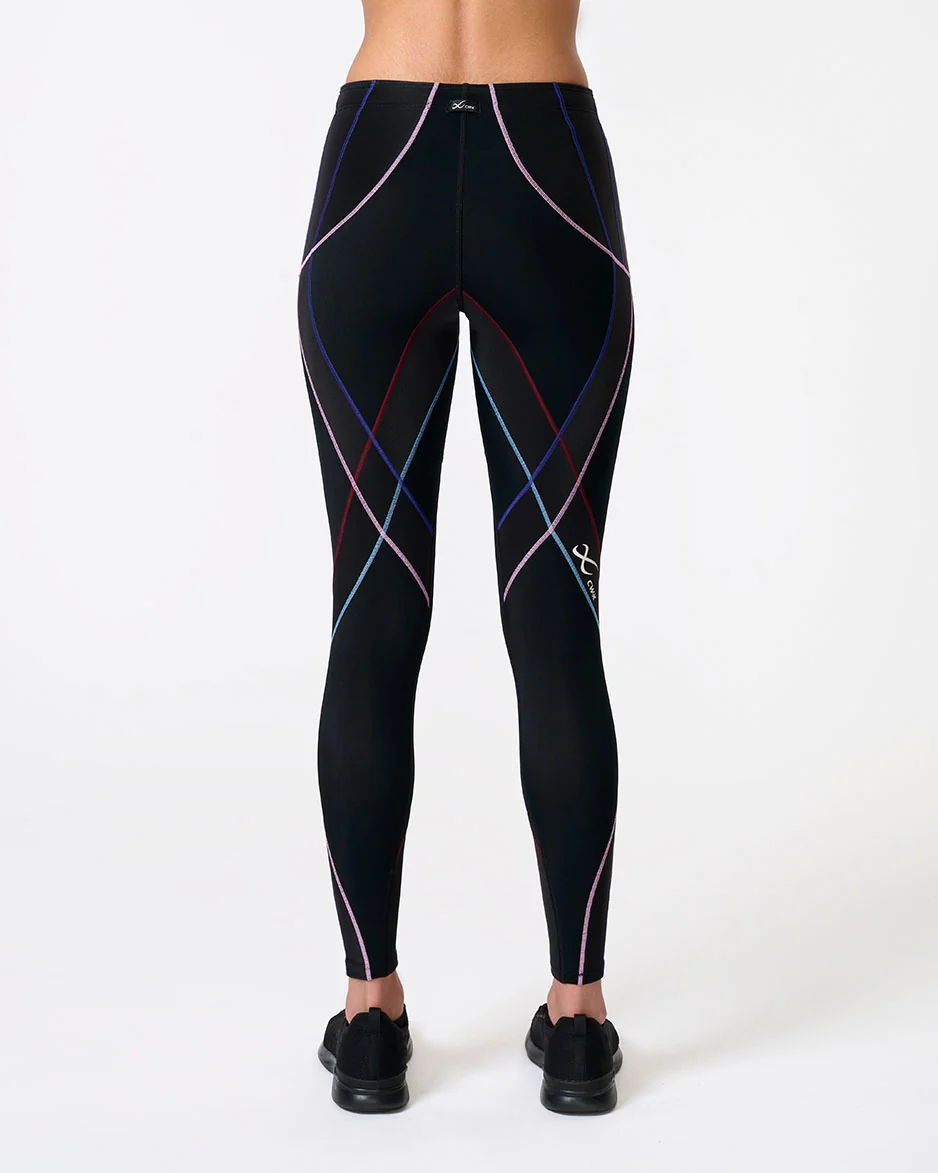 Endurance Generator Joint & Muscle Support Compression Tight: Women's Black/Candy - Image 3
