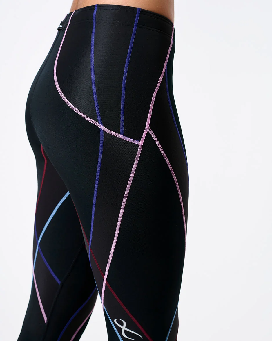 Endurance Generator Joint & Muscle Support Compression Tight: Women's Black/Candy - Image 6