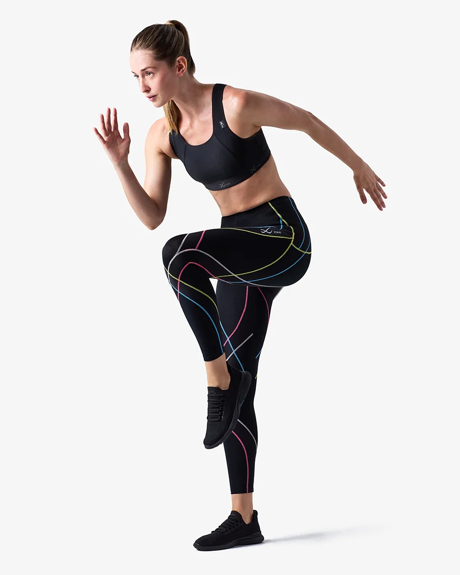 Endurance Generator Joint & Muscle Support Compression Tight: Women's Black/Prism - Image 6