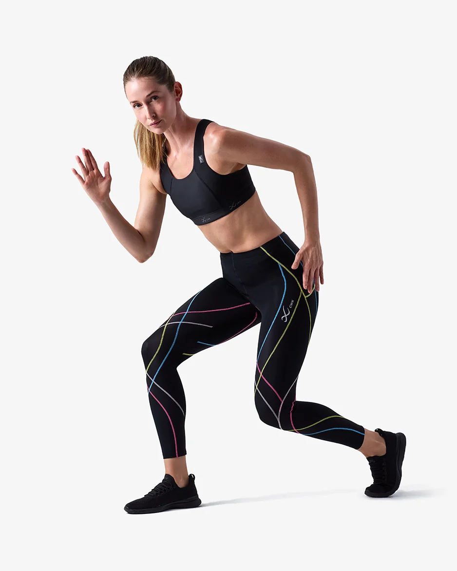 Endurance Generator Joint & Muscle Support Compression Tight: Women's Black/Prism - Image 8