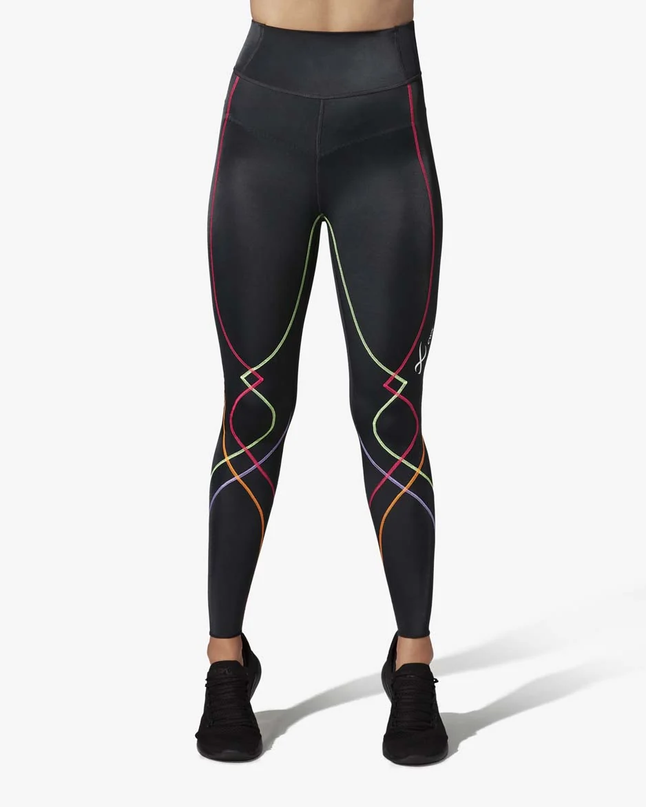 Stabilyx 3.0 Joint Support Compression Tight: Women's Black/Rainbow - Image 3
