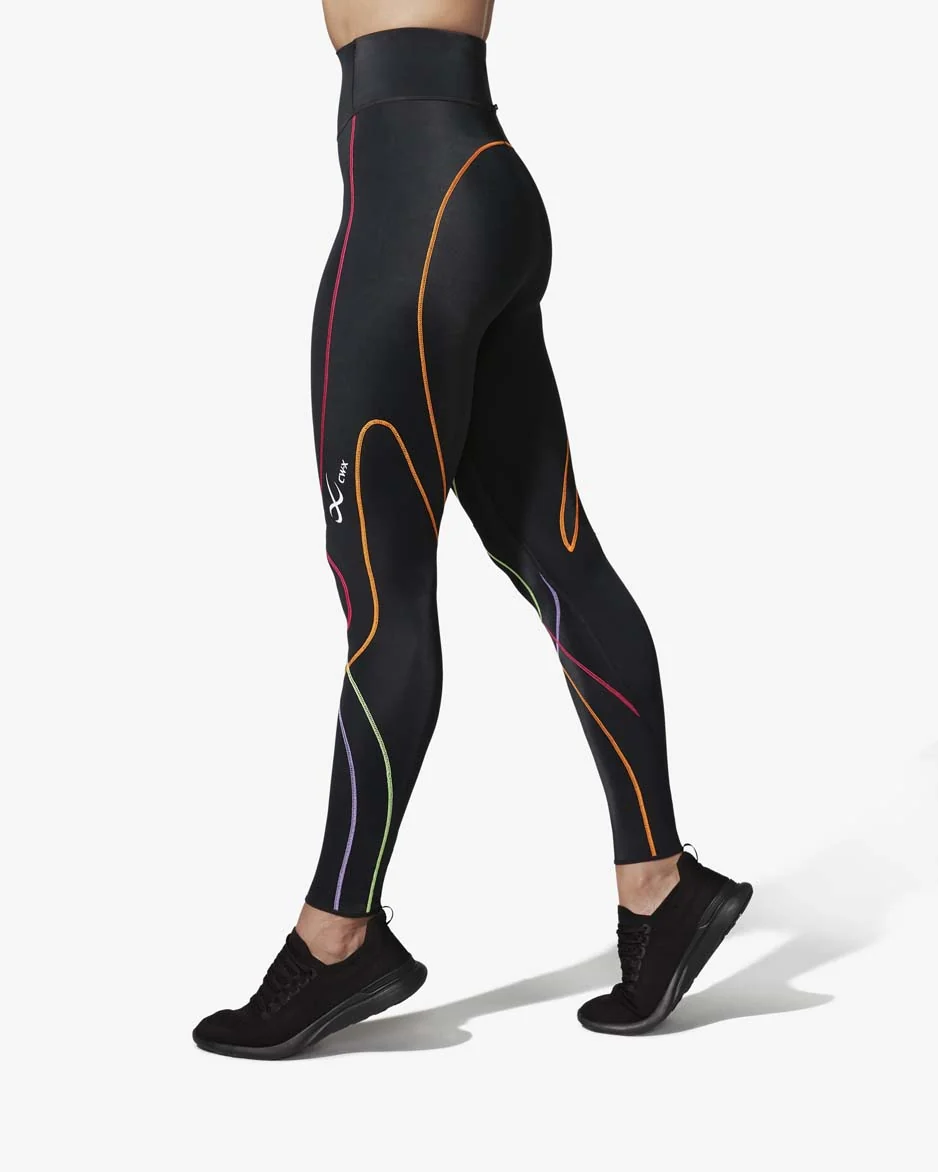 Stabilyx 3.0 Joint Support Compression Tight: Women's Black/Rainbow - Image 6