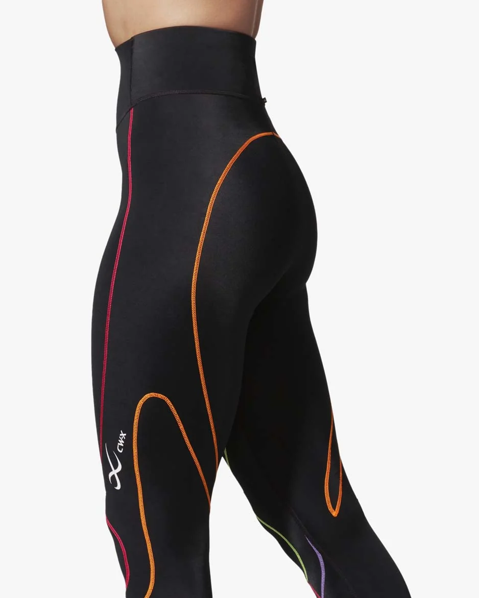 Stabilyx 3.0 Joint Support Compression Tight: Women's Black/Rainbow - Image 7