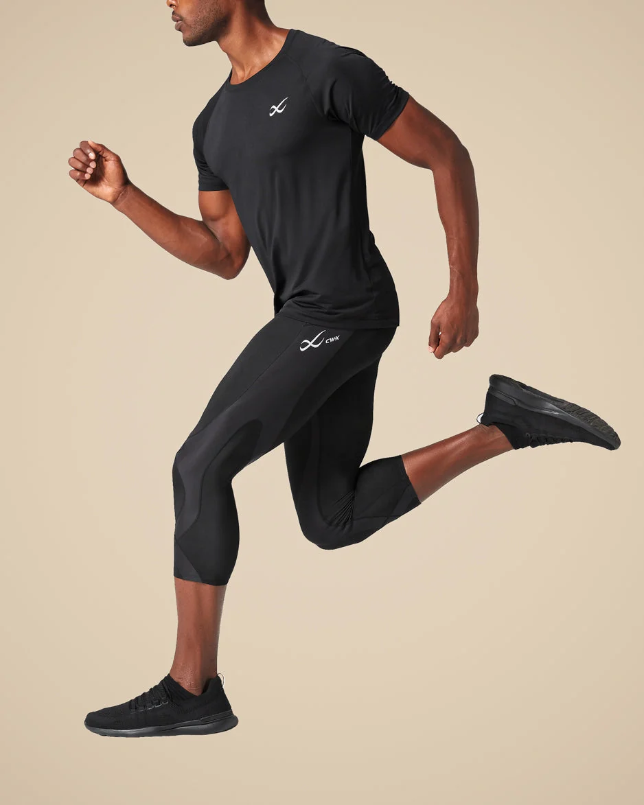 Stabilyx Joint Support 3/4 Compression Tight: Men's Black - Image 4