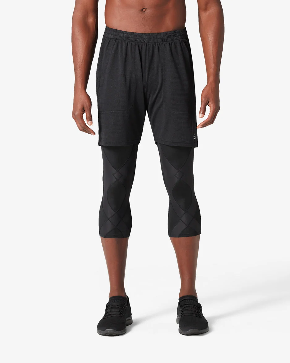 Stabilyx Joint Support 3/4 Compression Tight: Men's Black - Image 7