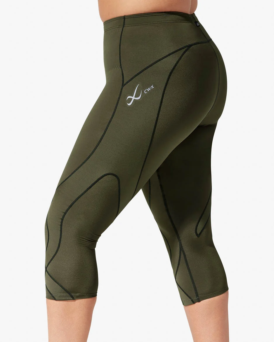 Stabilyx Joint Support 3/4 Compression Tight: Women's Forest Night - Image 11