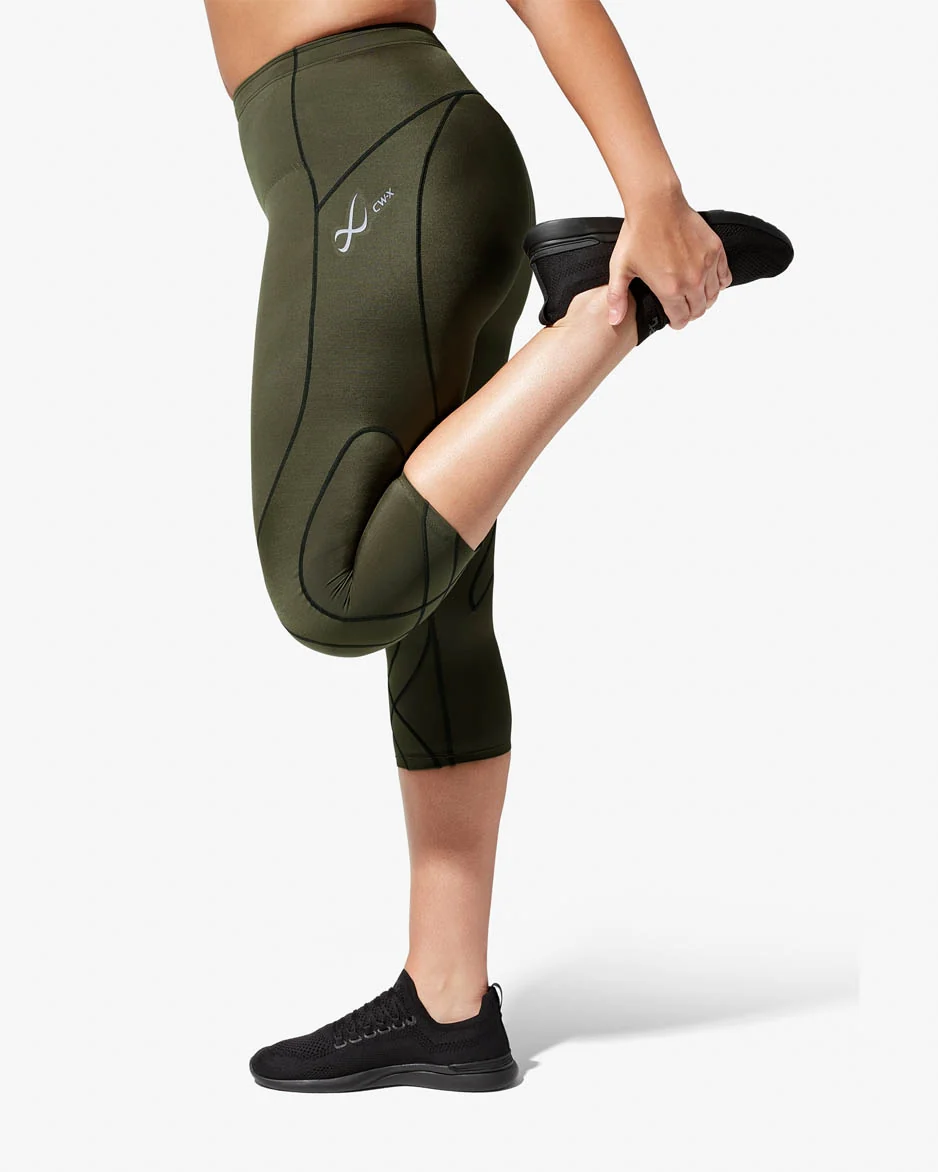 Stabilyx Joint Support 3/4 Compression Tight: Women's Forest Night - Image 12