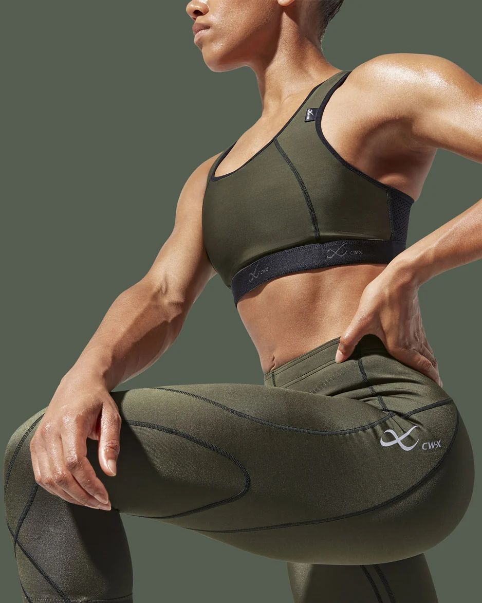 Stabilyx Joint Support 3/4 Compression Tight: Women's Forest Night - Image 3