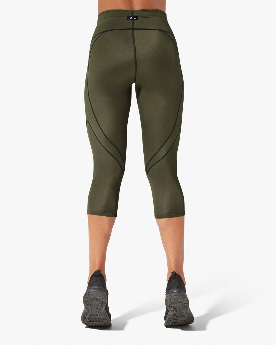 Stabilyx Joint Support 3/4 Compression Tight: Women's Forest Night - Image 5