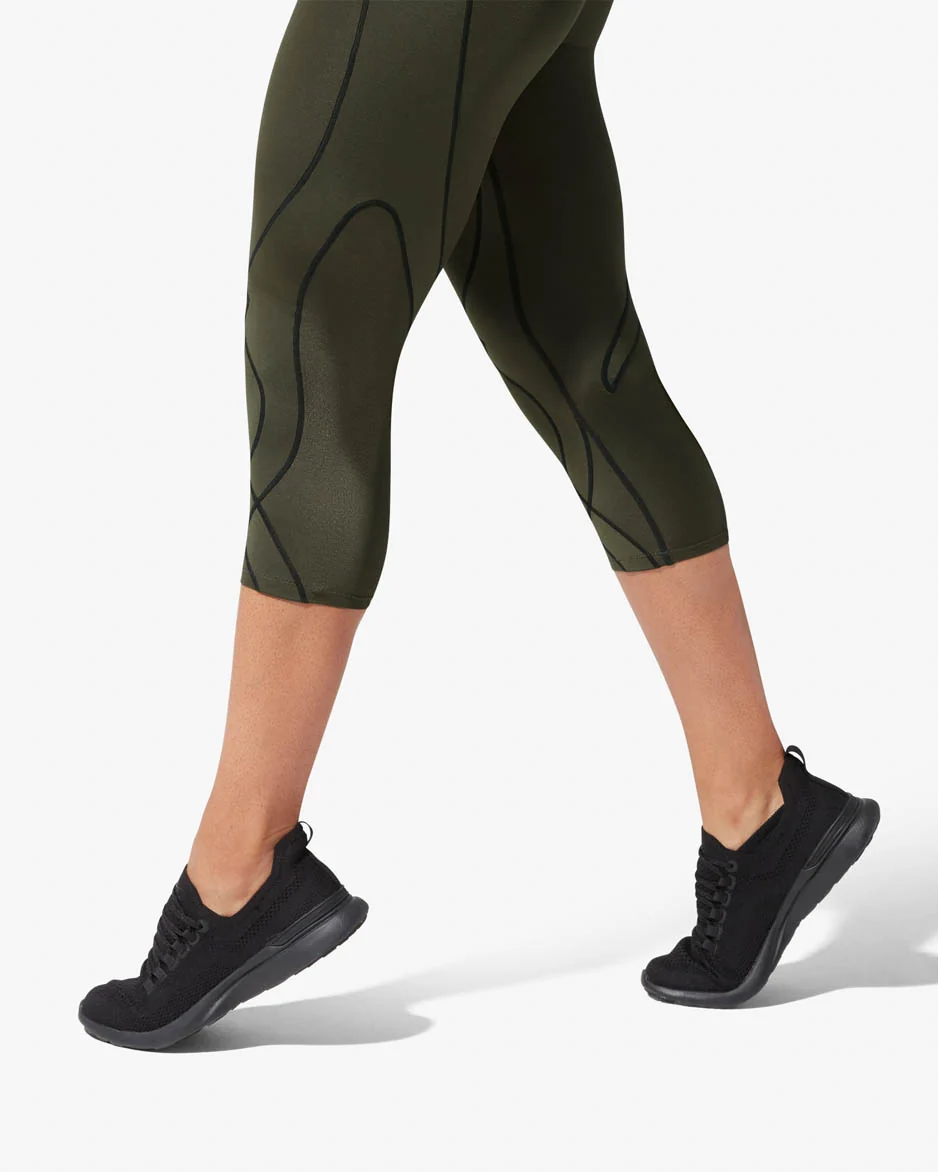 Stabilyx Joint Support 3/4 Compression Tight: Women's Forest Night - Image 6