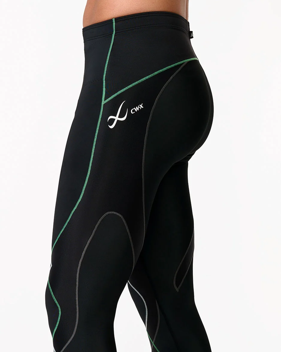 Stabilyx Joint Support 3/4 Compression Tight: Men's Black/Dusty Cypress - Image 5
