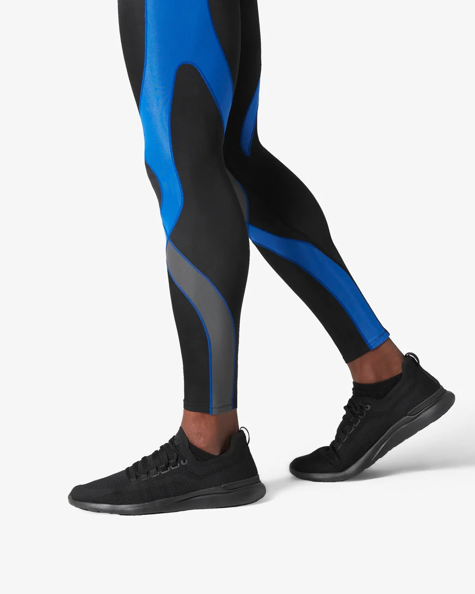 Stabilyx Joint Support Compression Tight: Men's Black/Grey/Blue - Image 4