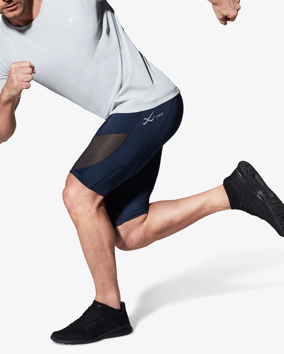 Stabilyx Ventilator Joint Support Compression Short: Men's True Navy - Image 4