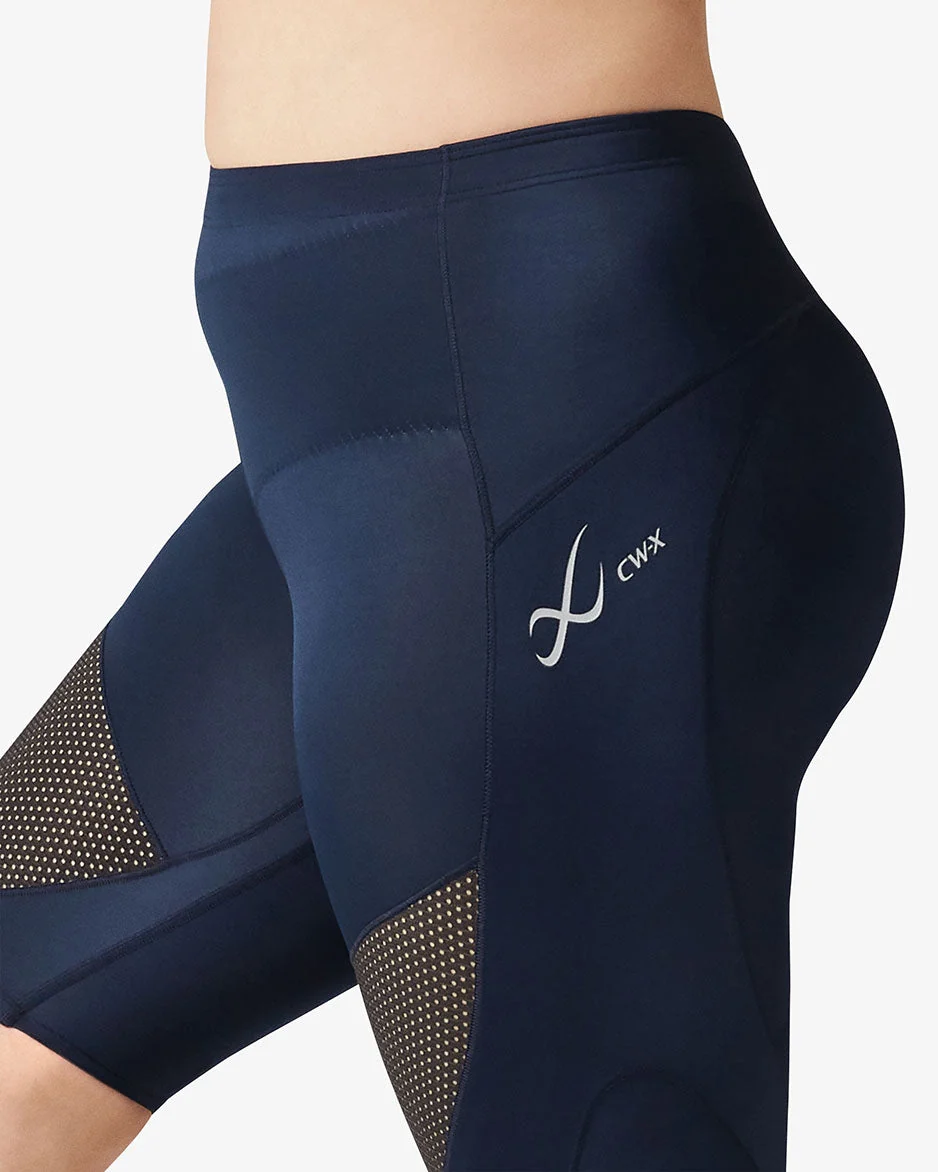 Stabilyx Ventilator Joint Support Compression Short: Women's True Navy - Image 11