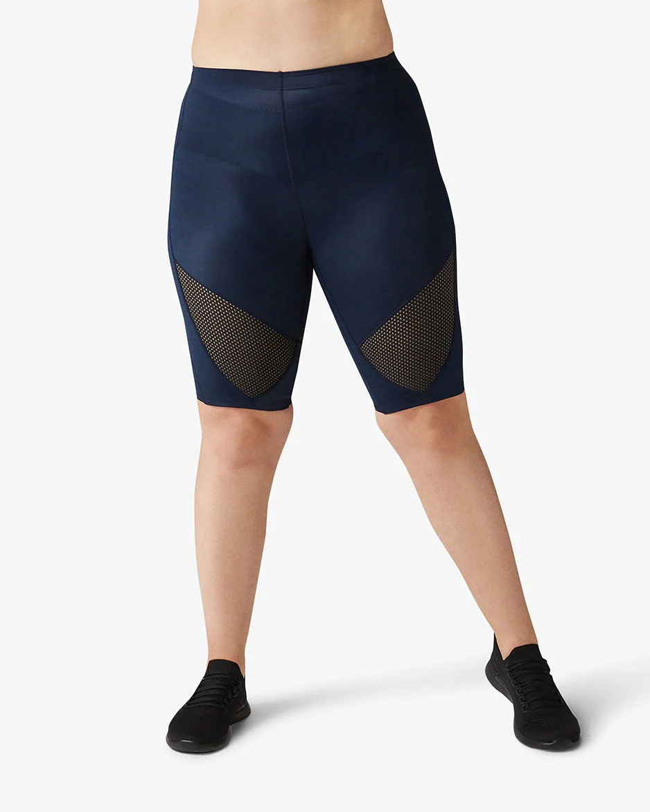 Stabilyx Ventilator Joint Support Compression Short: Women's True Navy - Image 9