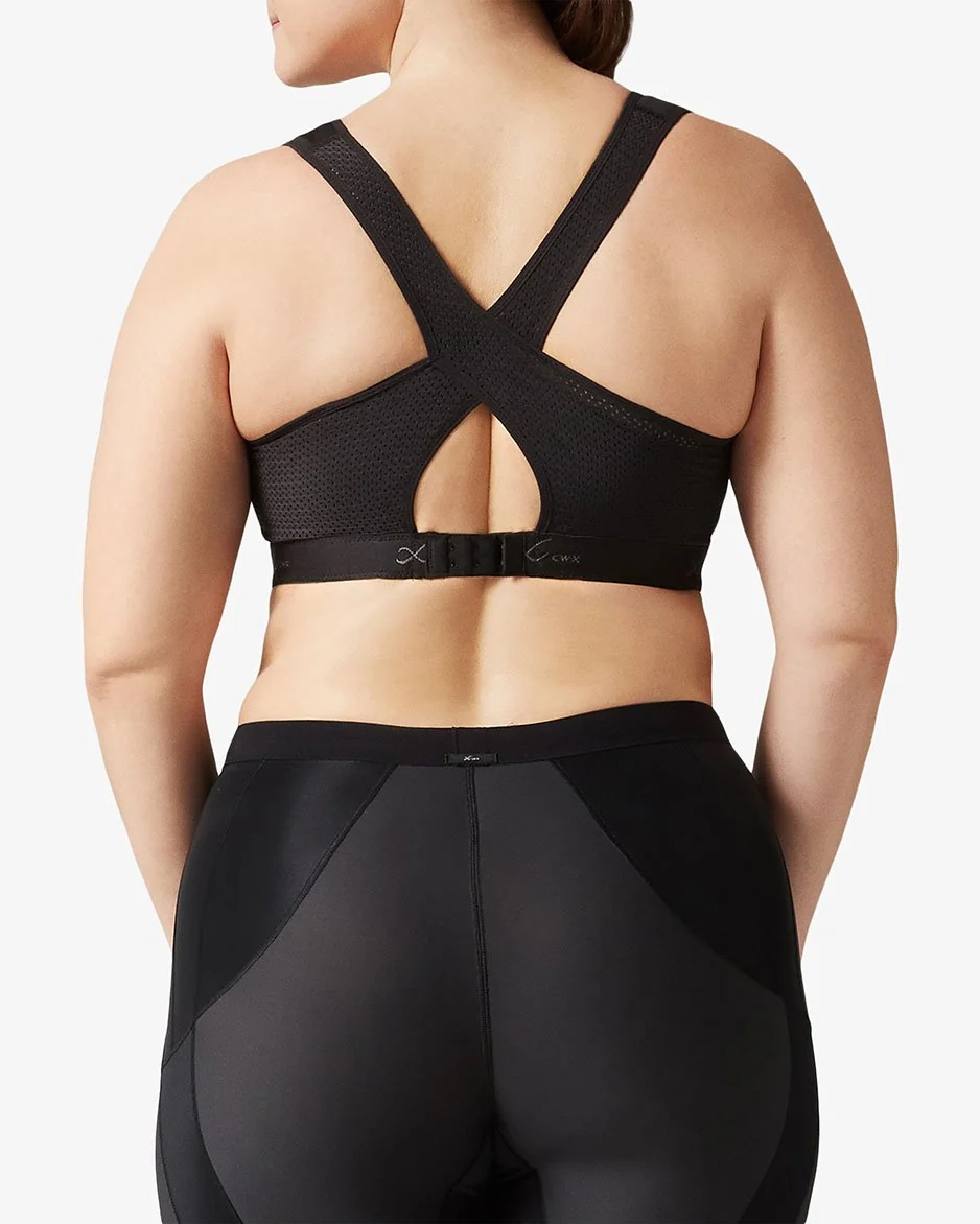 Xtra Support High Impact Sports Bra: Black - Image 8