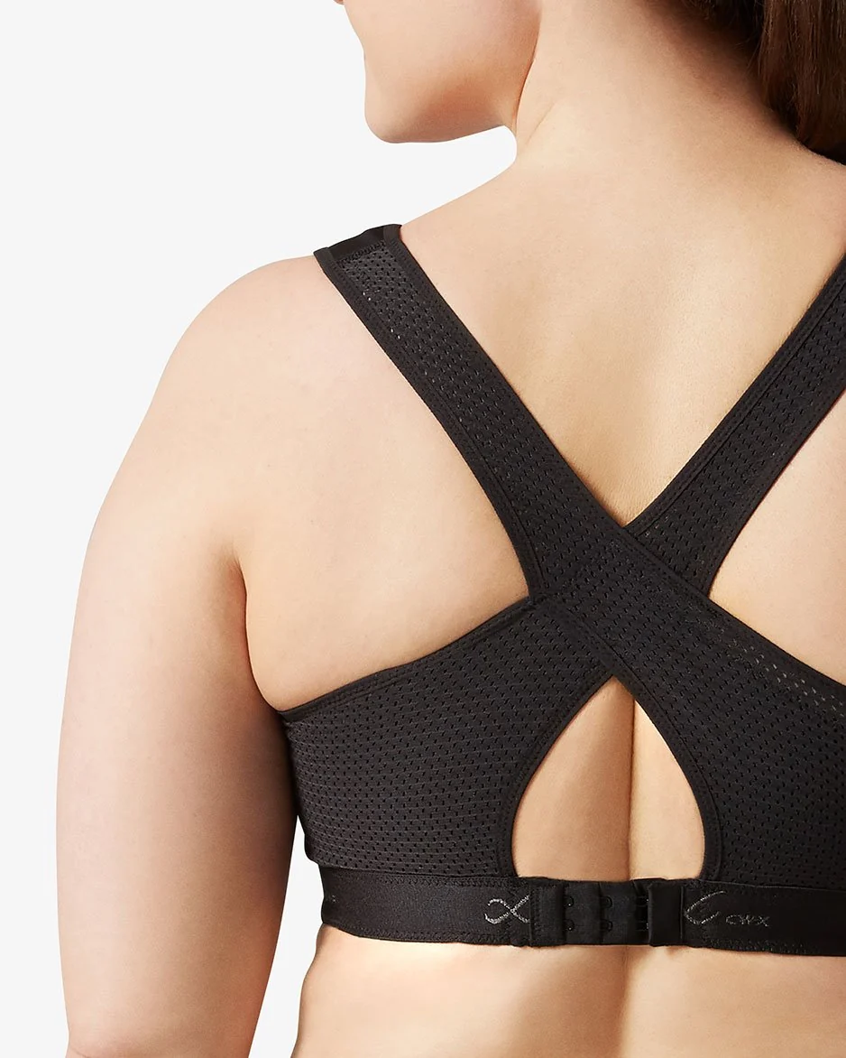 Xtra Support High Impact Sports Bra: Black - Image 9