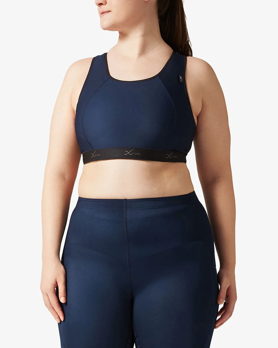 Xtra Support High Impact Sports Bra: True Navy - Image 7